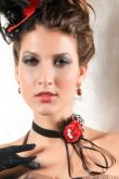 Colar Gothic Lolita Red LC73048-3
